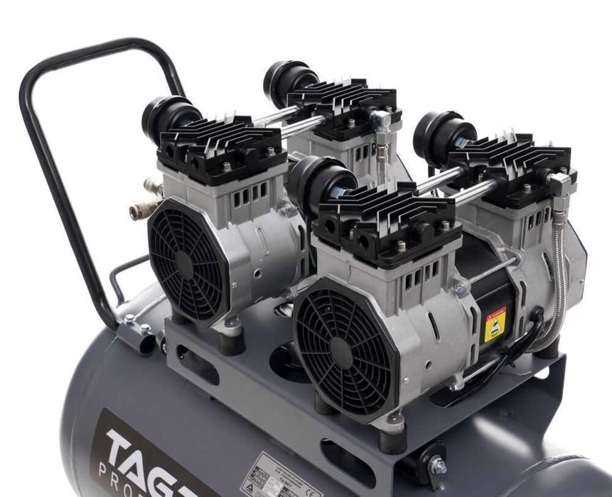 kompresor bezolejowy 10 BAR 100L 4 tłoki sprężarka bezolejowa 100L