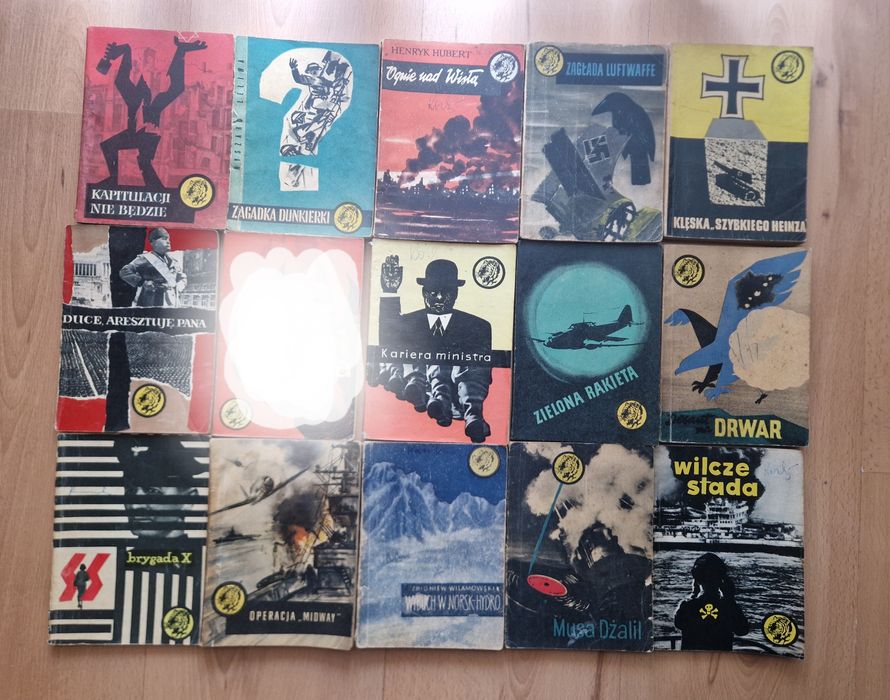 31 × ŻÓŁTY TYGRYS duże wydania PRL  lata 60.