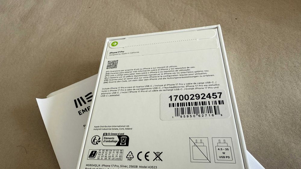 Vendo troco iPhone 17 Pro 256Gb NOVO/SELADO C/Fatura e Garantia Apple