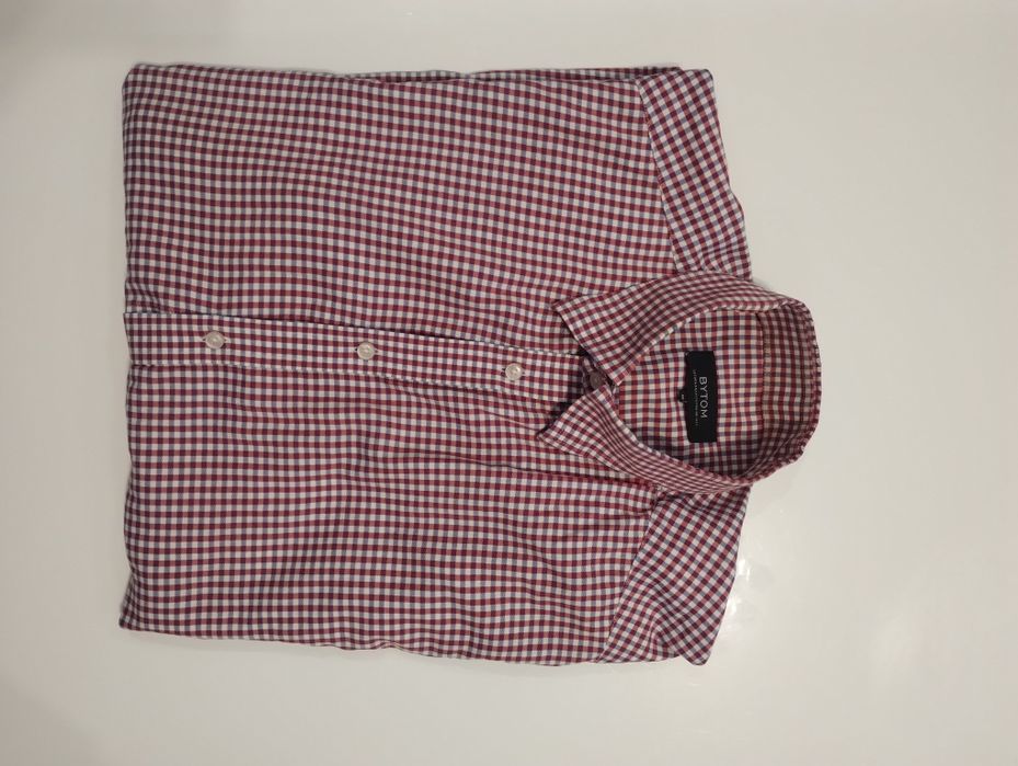 Koszula męska w kratkę , BYTOM, rozm. 40