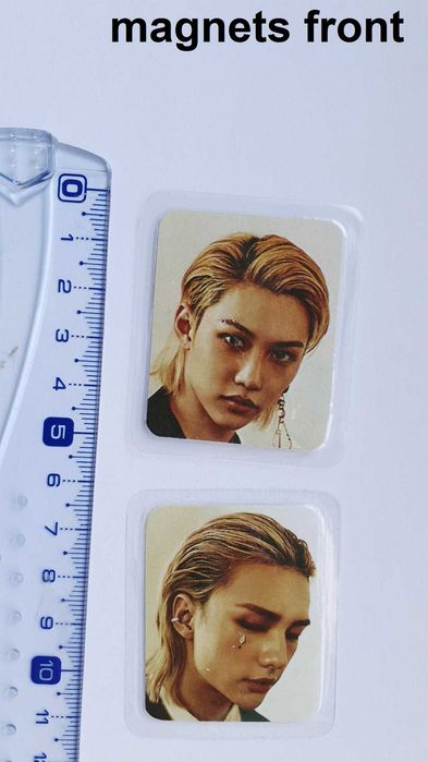Marcador de livros, ímanes laminados Stray Kids Felix Hyunjin