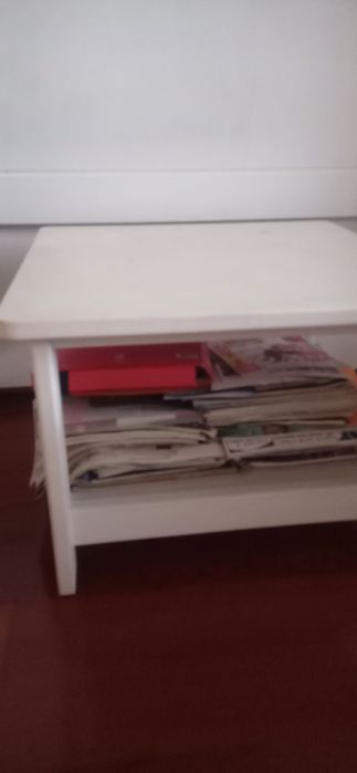 Mesa de centro pinho branca