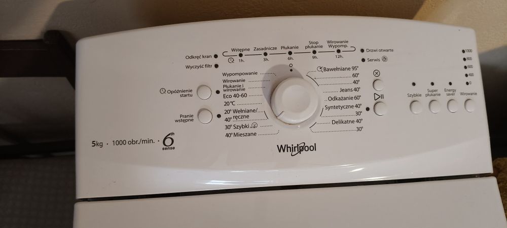 Pralka Whirlpool TDLR 5030L