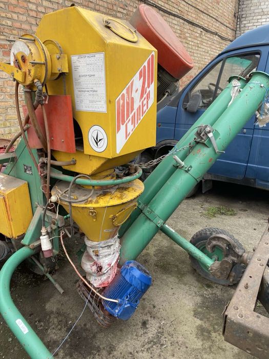 Протруювач насіння (зерна) протравитель семян шнековий ПК-20 СУПЕР