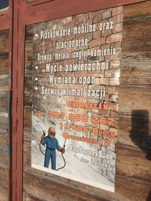 Piaskowanie wszystkich materiałów