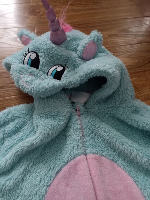 Pidżama piżama przebranie kombinezon jednorożca