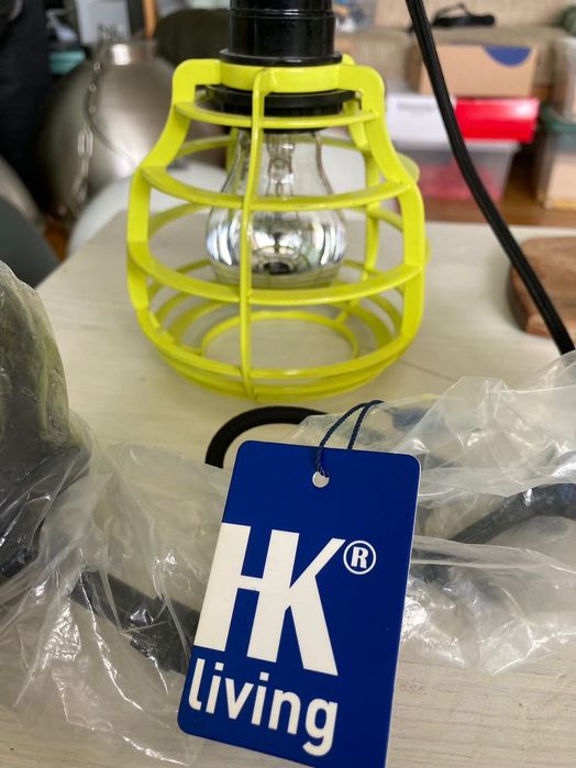 HK Living Lab Lamp - NEW Yellow