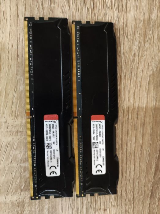 Memórias HyperX Fury 8gb(4GBx2) DDR4 2400mhz