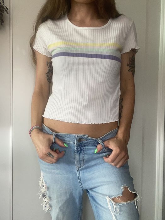 bluzka crop top Primark roz. M/L