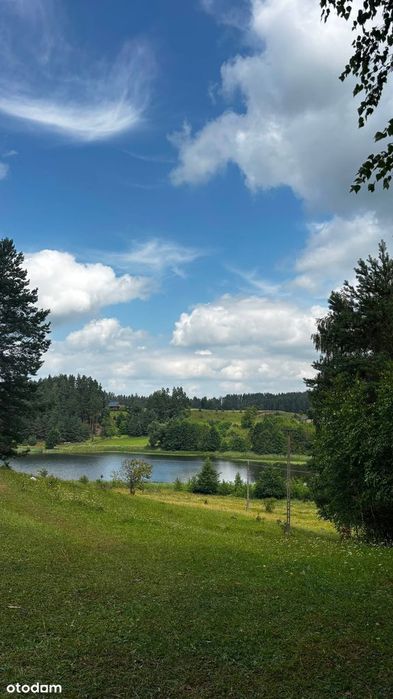 Siedlisko 1 ha, własny brzeg jeziora, WZ, media