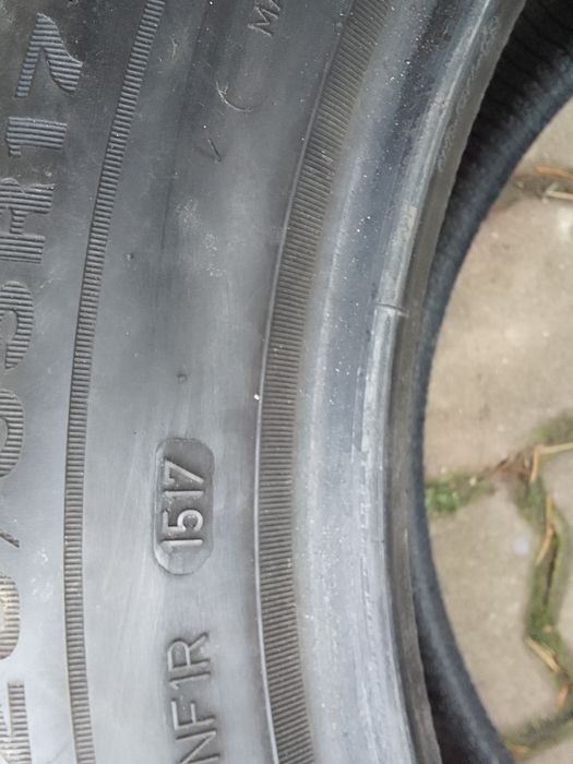 Opona zimowa 225/55r17 DUNLOP 7mm