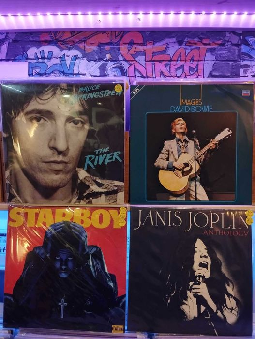 B.Springsteen,D.Bowie,The Weeknd,J.Joplin,Inxs,J.M.Branco,Né Ladeiras