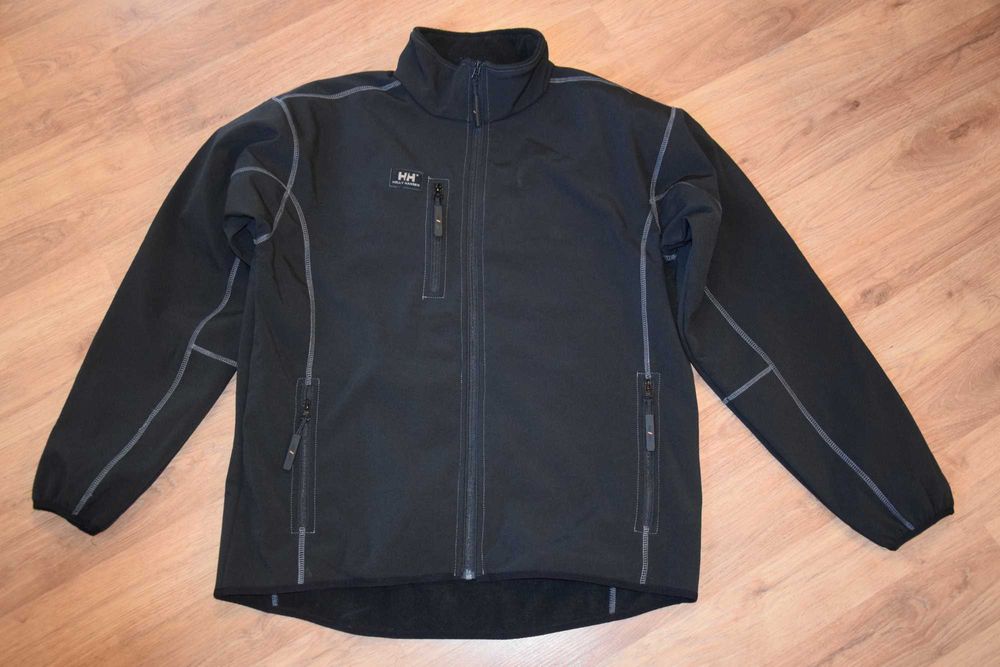 Helly Hansen workwear czarna męska kurtka bluza lekka softshell L
