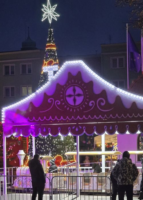 Karuzela Wenecka Wiedeńska Snowtubing  Dekoracje Świateczne