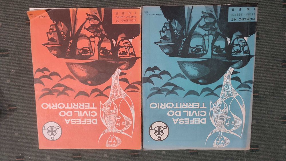 2 Revistas Defesa Civil do Território - Anos 50