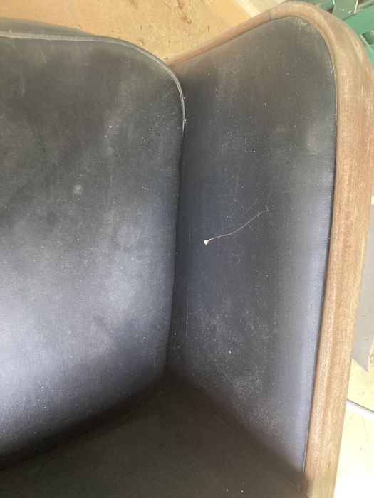 Sofa poltrona com molas vintage