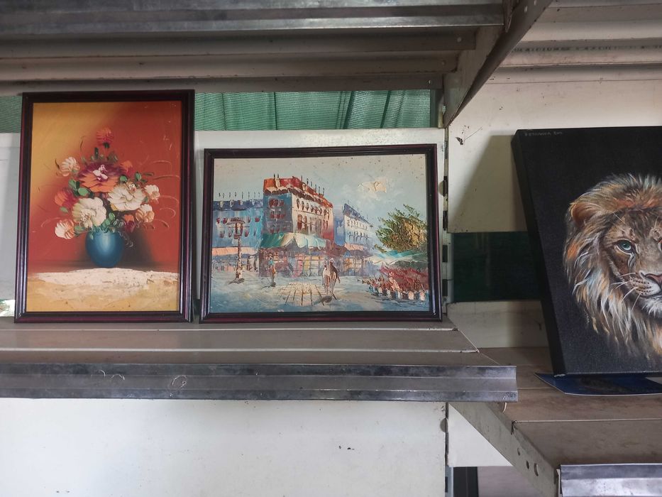 Lote de pinturas e quadros, preço cada