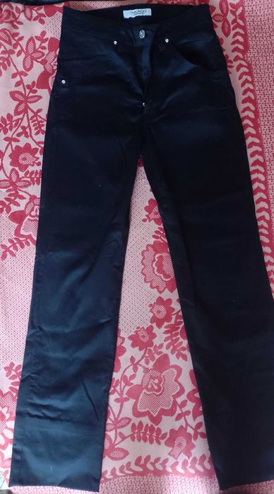 Штани чорні з стразами sk8