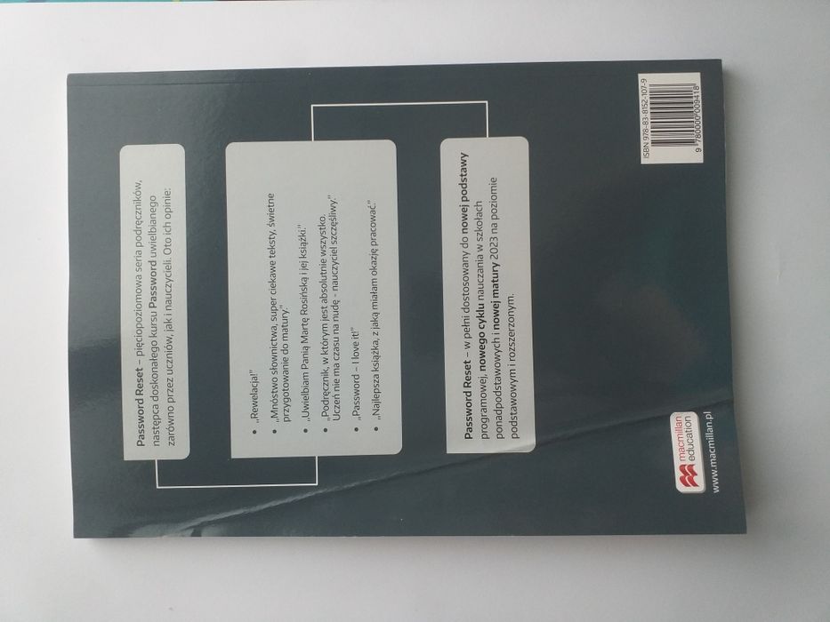 NOWA Password Reset B2 Student's Book