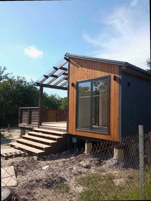 На будь-яку ділянку ‼️ Мобільний будинок 23м2 тераса | каркасний дім