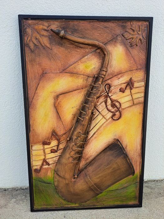 Quadro em latão  3 D