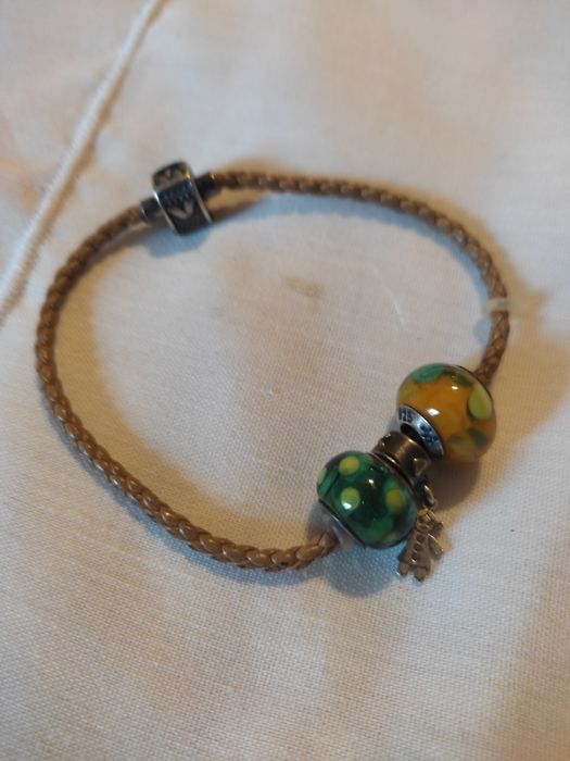 Pulseira viceroy com contas murano prata