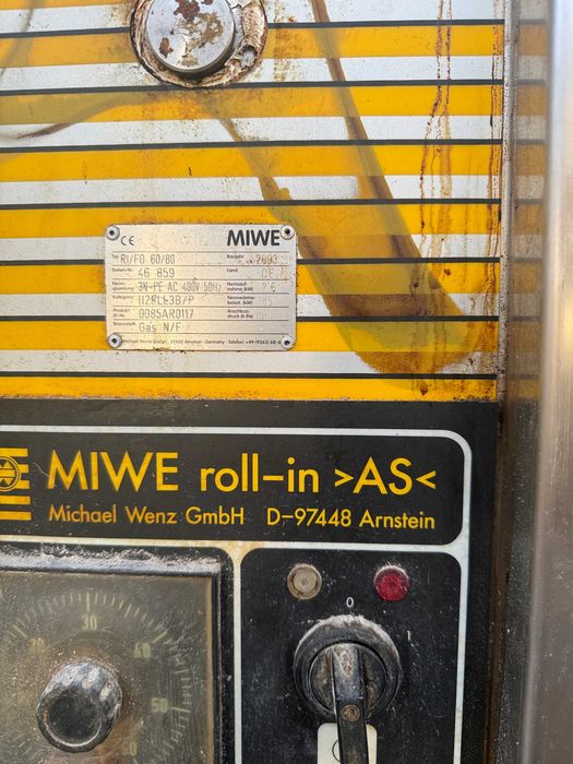 Piec piekarniczy MIWE Roll-in RI/F0 60/80
