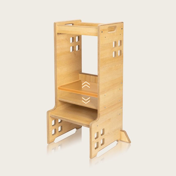 KITCHEN Helper Pomocnik Kuchenny Montessori+ Biblioteczka 2w1 LIONELO