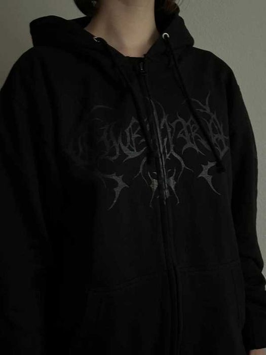 ciemra bluza z kapturem zip hoodier merch