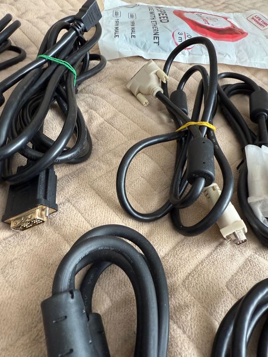 Продам кабелі dvi/vga/hdmi/display port