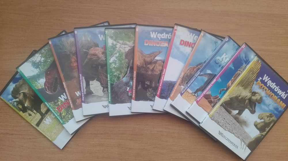 Cała Kolekcja DVD Wędrówek z Dinozaurami
