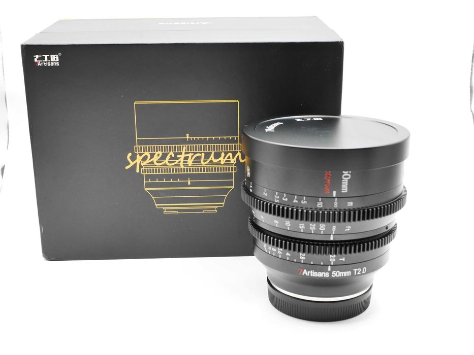 Obiektyw 7Artisans SPECTRUM 50mm T2.0 Cine Sony E A7 A72R A73R A7s