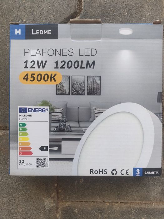 Luz de Teto LED 6W / 9W / 12W