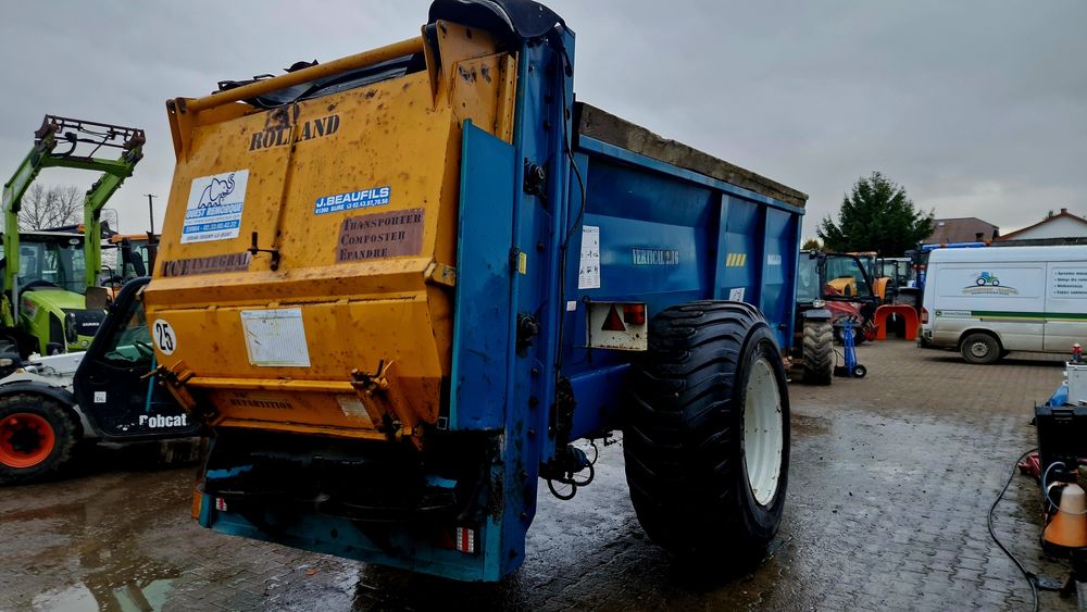 Rolland V2-160 talerzowy Hydraulika 16m3 jeantil joskin Rozrzutnik