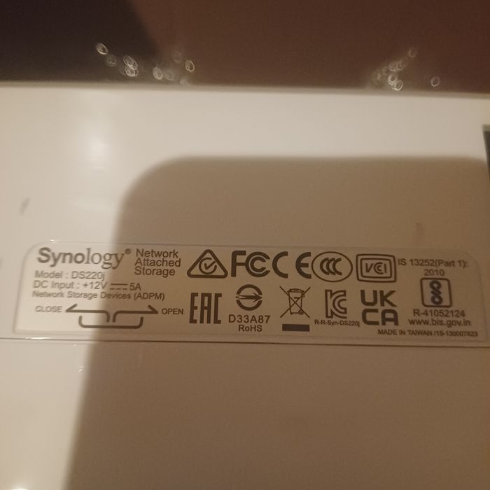 Мережеве сховище Synology DS220j на 2xHDD