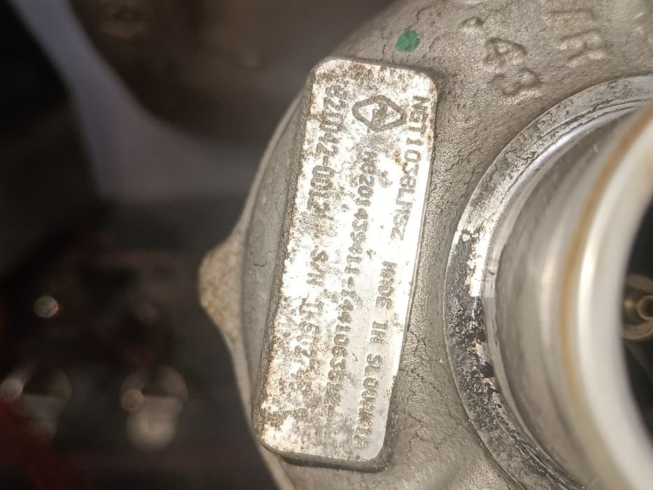 Turbosprężarka turbina captur renault 1.2 TCE