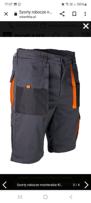 Spodenki Sara rozmiar XL