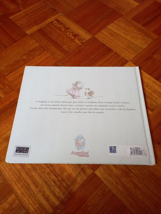 Livro Angelina Bailarina - Oficina do livro Capa dura