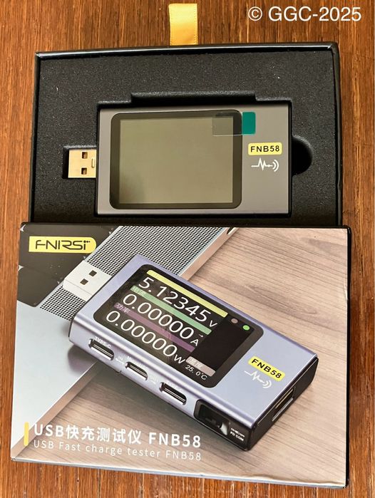 USB тестер ЮСБ Fnirsi FNB58 новий