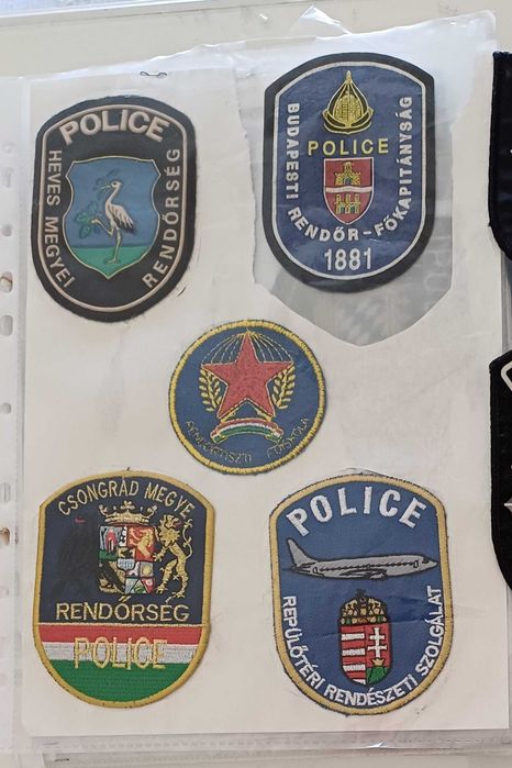 Colecção patches de polícia