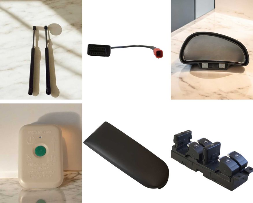 Zestaw części samochodowych i motocyklowych - komplet powystawowy