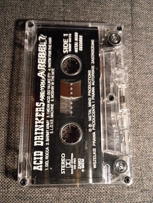 Acid Drinkers - Are You A Rebel? - kaseta magnetofonowa - oryginał (hologram)