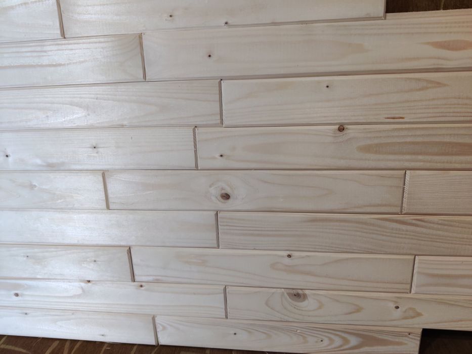 Вагонка з фаскою під цеглу