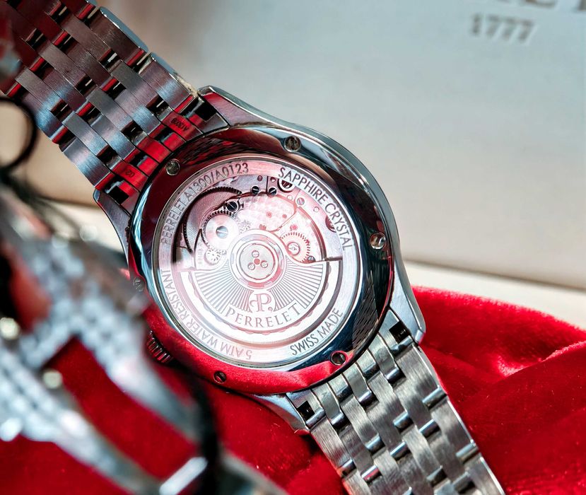 Zegarek Automatyczny Perrelet Weekend 3 Hands 39mm A1300/4 Komplet Box