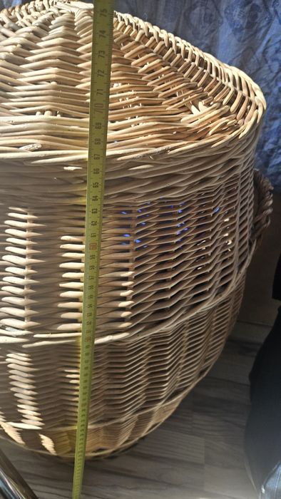 Kosz wiklinowy na pranie