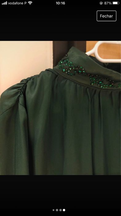 Blusa coleção Zara brilhantes