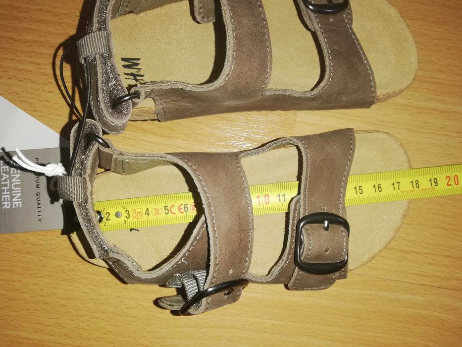 NOWE skórzane sandały H&M 26