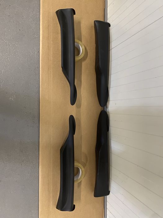 SPLITTERS FRONTAIS LIPS SPOILERS PALAS ABAS FRENTE LÂMINAS BMW Série 3 E90 E91 PACK M PERFORMANCE PRE LCI / LCI