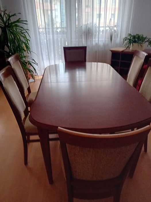 Stół do jadalni+ 6 krzeseł
