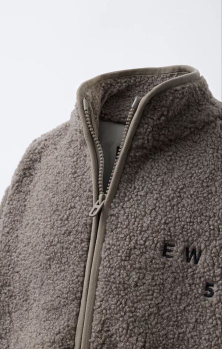 В НАЯВНОСТІ !!! Куртка шерпа з штучноі овчини фліска Zara